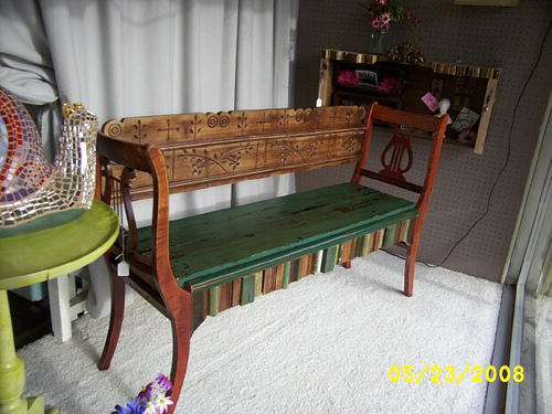 ... build furniture out of salvage.