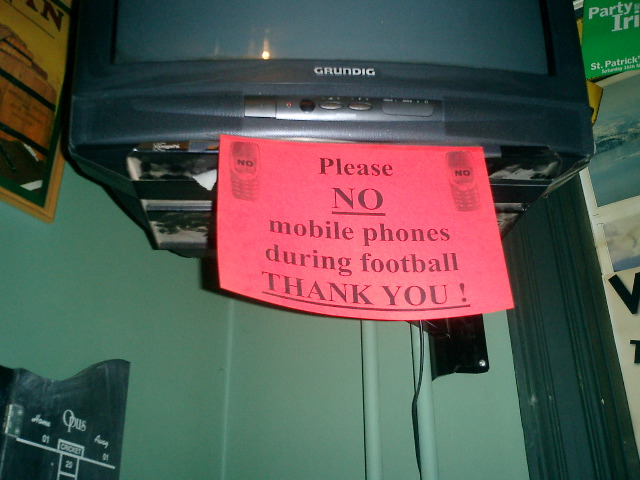 Sign in pub