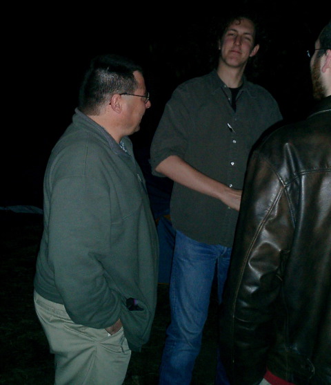 Rich Gibson, Ben Hammersley, Emerging Man party