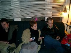 Tom Coate, Meg Hourihan, Jason Kottke, Emerging Man party