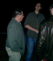 Rich Gibson, Ben Hammersley, Emerging Man party