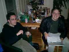 Matt Webb, Kevin Marks, Emerging Man party