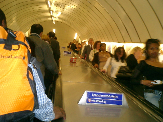 Faces on the tube