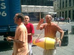 Hare Krishnas on Tottenham Court Rd
