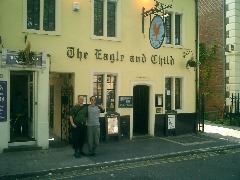 Me and Leslie, Eagle and Child (Tolkien's pub), Oxford