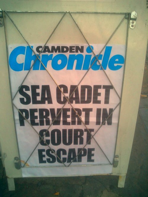 a shot of a sensationalist