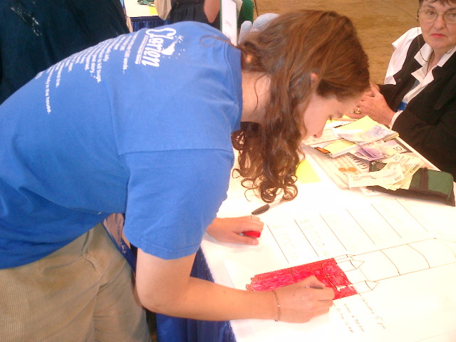Clarion fundraising thermometer 