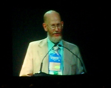 Stan Schmidt presents Campbell Award 