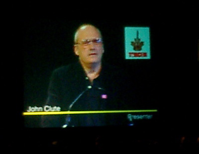 John Clute presents Best Editor Hugo