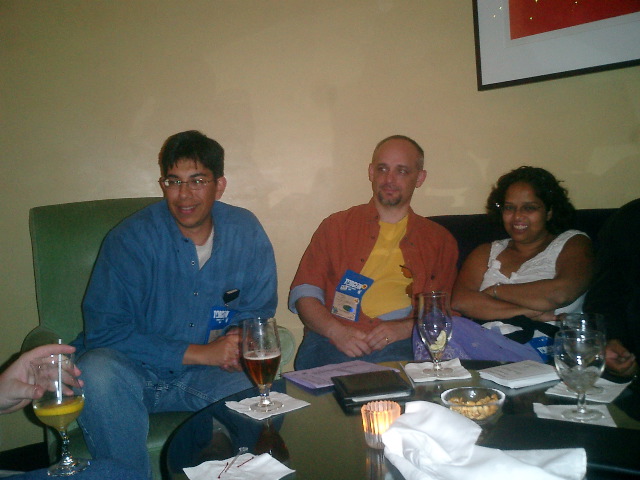 Greg van Eekhout, Trey Thoecke, Mary Ann Mohan Raj