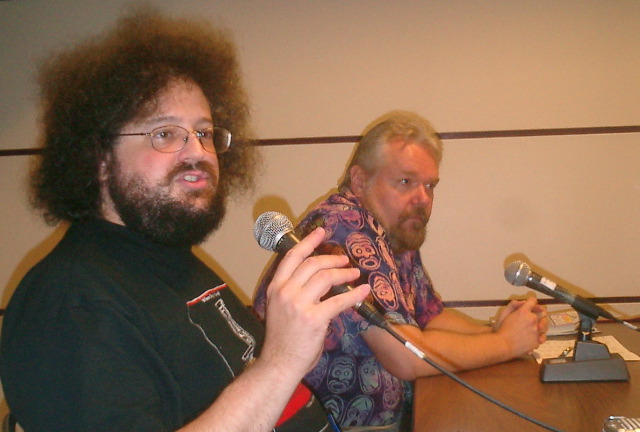 Charlie Stross, Walter Jon Williams, Death of Money panel