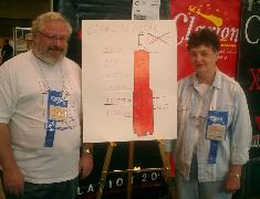 Lister Matheson, Mary Sheridan, Clarion fundraising goals met