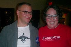Me and Kelly, swapped specs